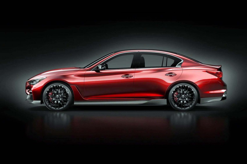 Infiniti Q50 Eau Rouge concept breaks cover 220160