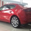 Mazda 3 CKD expected in March, including hatchback!