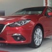 Mazda 3 CKD on display at Mid Valley from April 8-12