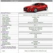 Mazda 3 Sedan Malaysian specs revealed in slides