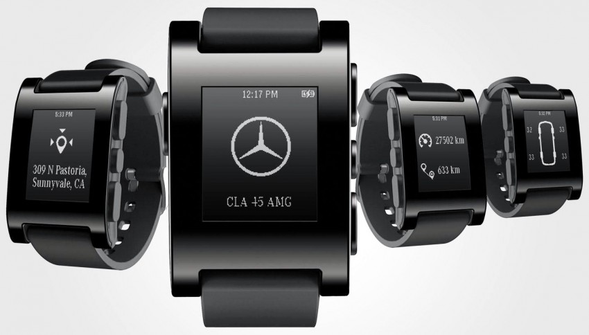 Mercedes and Pebble team up for car-smartwatch 221121