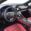 Lexus RC coupe – new 200t and 300 AWD variants