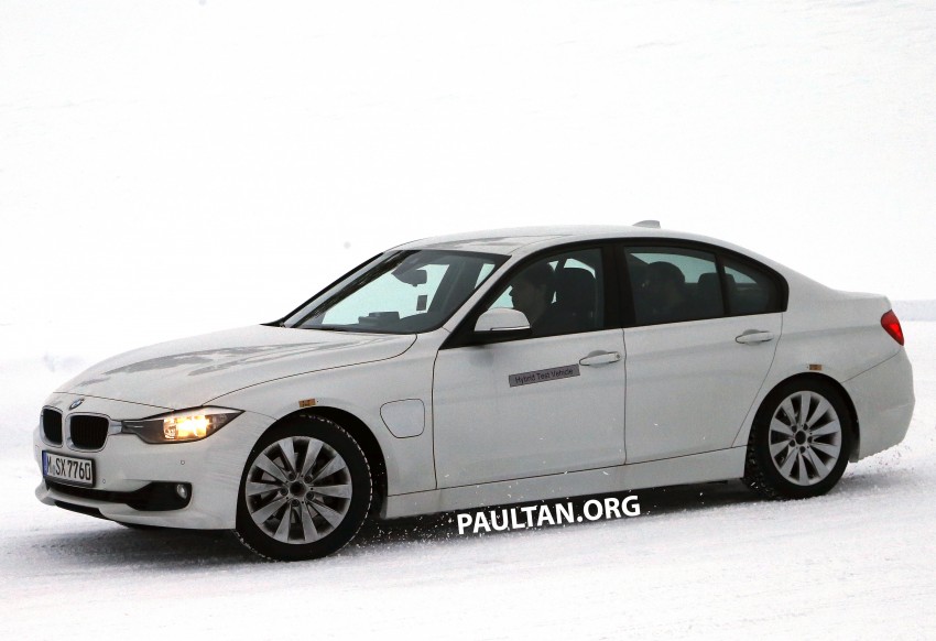 SPIED: BMW 3 Series eDrive prototype undisguised 229207