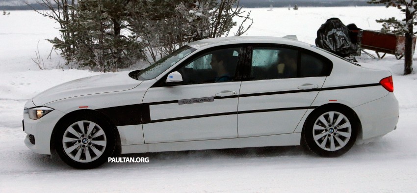 SPYSHOTS: F30 BMW 3 Series eDrive Prototype 226816