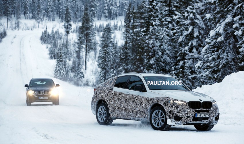 SPYSHOTS: BMW X4 sheds camo for winter testing 229740
