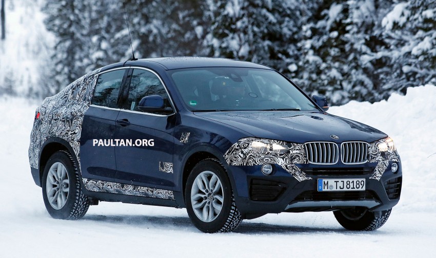 SPYSHOTS: BMW X4 sheds camo for winter testing 229742