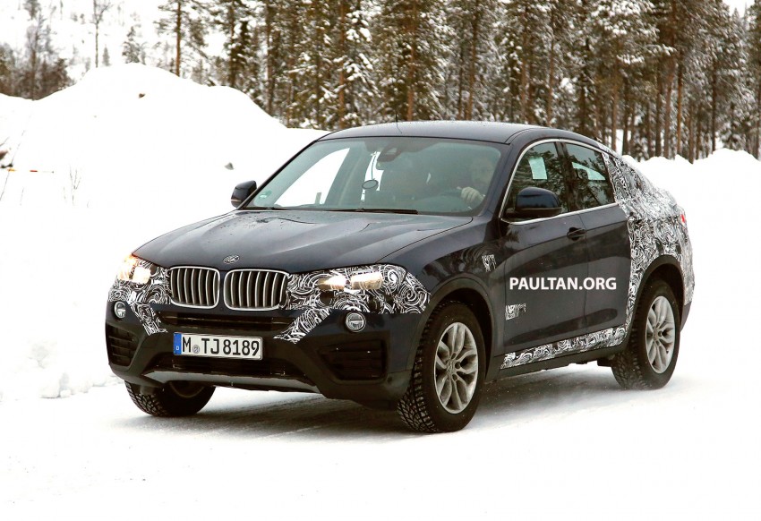 SPYSHOTS: BMW X4 sheds camo for winter testing 229743