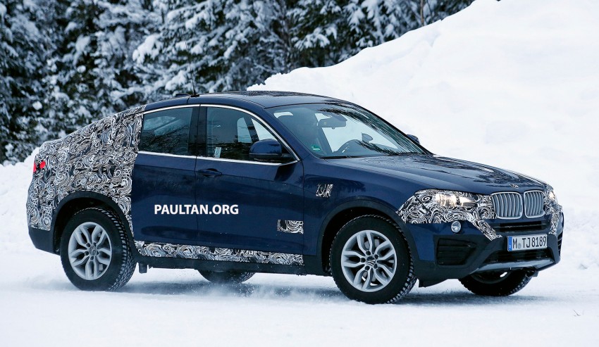 SPYSHOTS: BMW X4 sheds camo for winter testing 229744