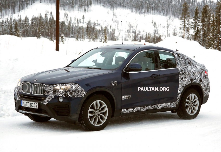 SPYSHOTS: BMW X4 sheds camo for winter testing 229745