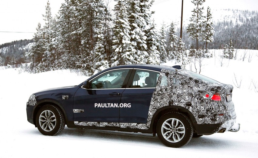 SPYSHOTS: BMW X4 sheds camo for winter testing 229749