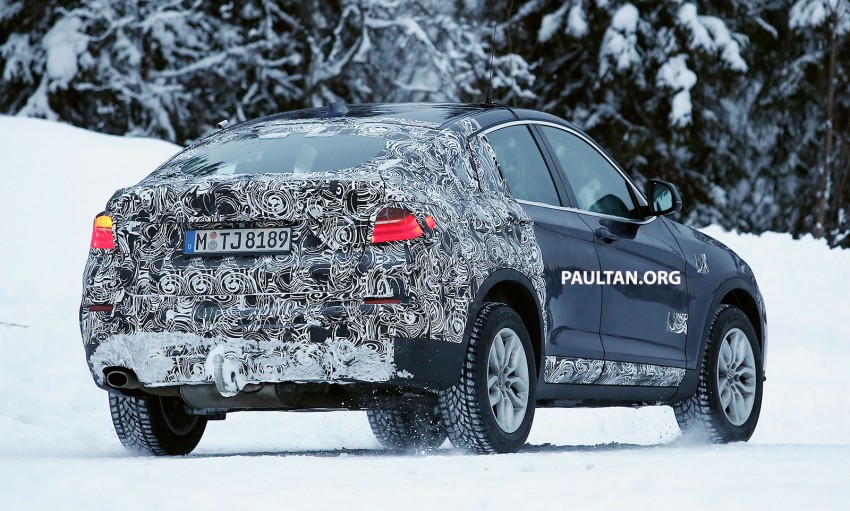 SPYSHOTS: BMW X4 sheds camo for winter testing 229750