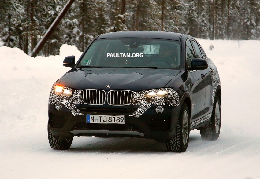 SPYSHOTS: BMW X4 sheds camo for winter testing 229754