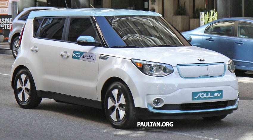 SPYSHOTS: Kia Soul EV completely undisguised 225637