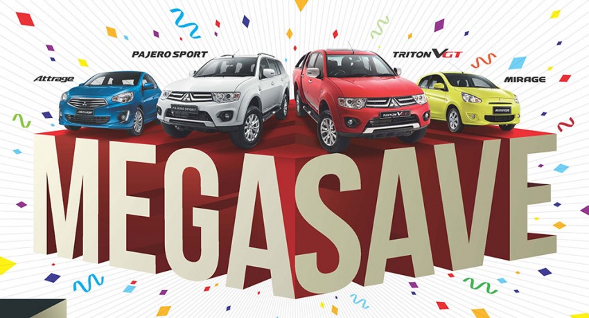 Mitsubishi Mega Save promo, up to RM11k cash rebate 229285