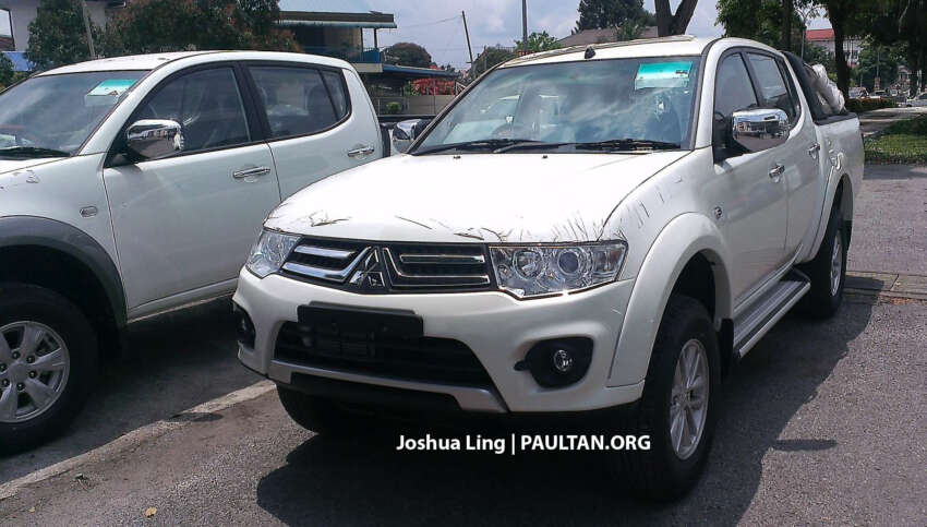 SPYSHOTS: New Mitsubishi Triton facelift in Sarawak 231263