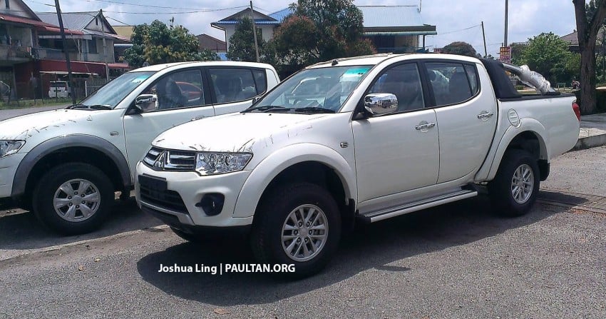 SPYSHOTS: New Mitsubishi Triton facelift in Sarawak 231264