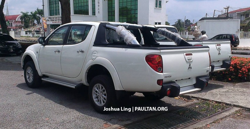 SPYSHOTS: New Mitsubishi Triton facelift in Sarawak 231266