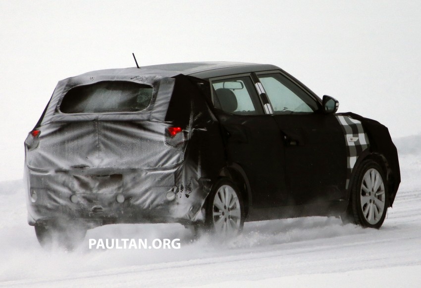 SPIED: SsangYong X100 B-segment crossover spotted 229481