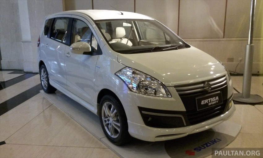 Suzuki Ertiga Sporty introduced in Indonesia Image #229575