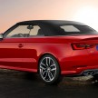 Audi S3 Cabriolet – topless act expands the range