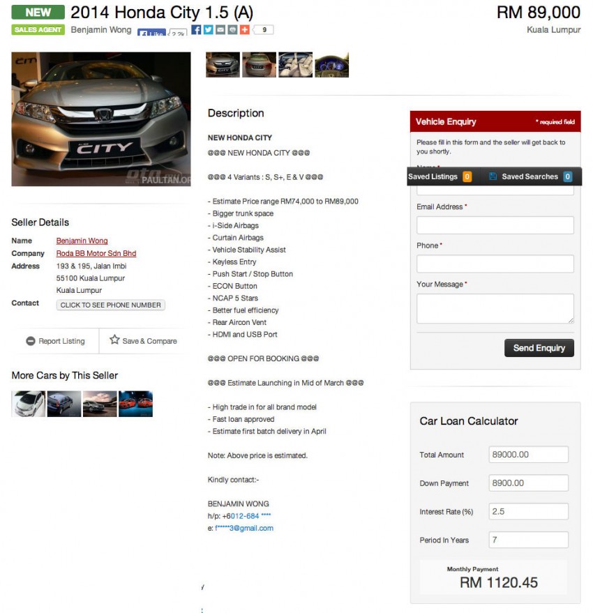 2014 Honda City specs teased by Honda Malaysia 228697