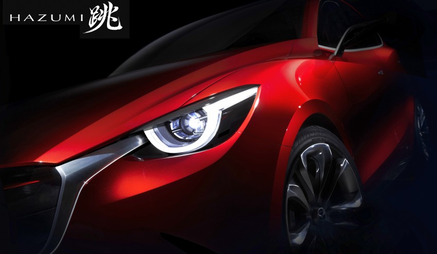Mazda Hazumi sketch – closer look at the next Mazda2 230707