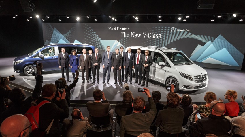 Mercedes-Benz V-Class (W447) officially unveiled 225740