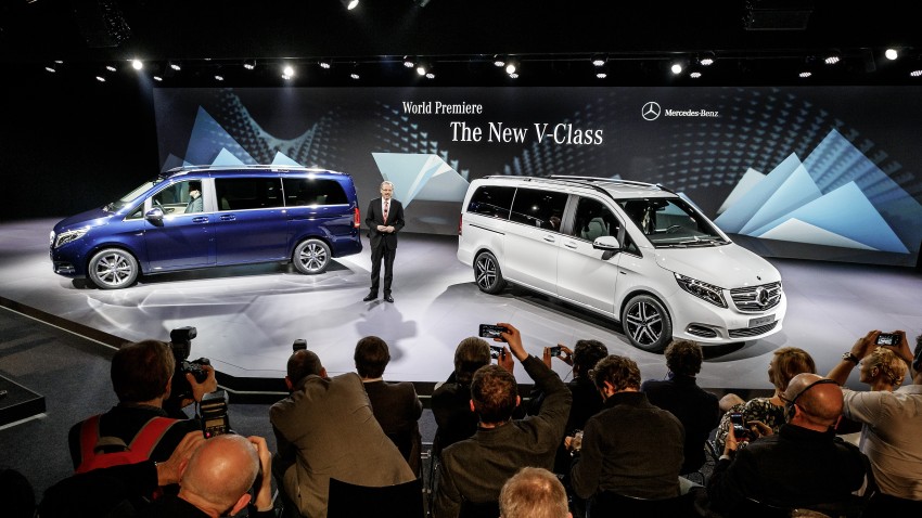 Mercedes-Benz V-Class (W447) officially unveiled 225742