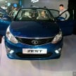 Tata Zest sedan breaks cover, AMT for diesel variant