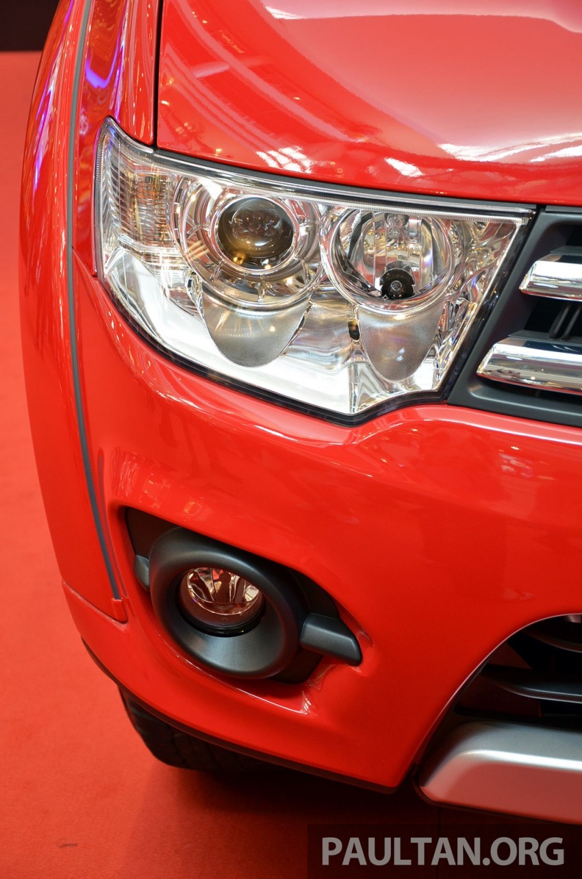 Mitsubishi Triton facelifted for 2014, Pajero Sport grille 233288