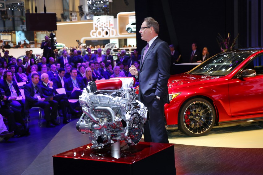 Infiniti Q50 Eau Rouge engine revealed: 3.8L turbo V6 233216