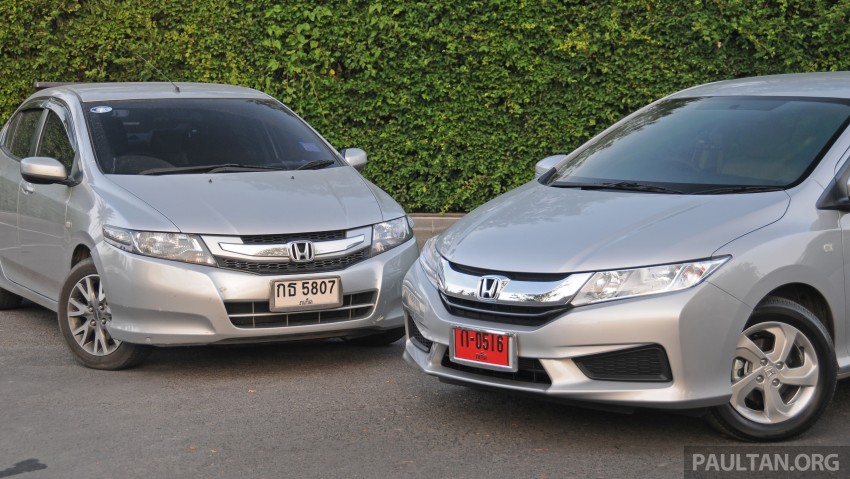 GALLERY: Old and all-new 2014 Honda City compared 232240