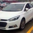 Next-generation Chevrolet Cruze uncovered in China
