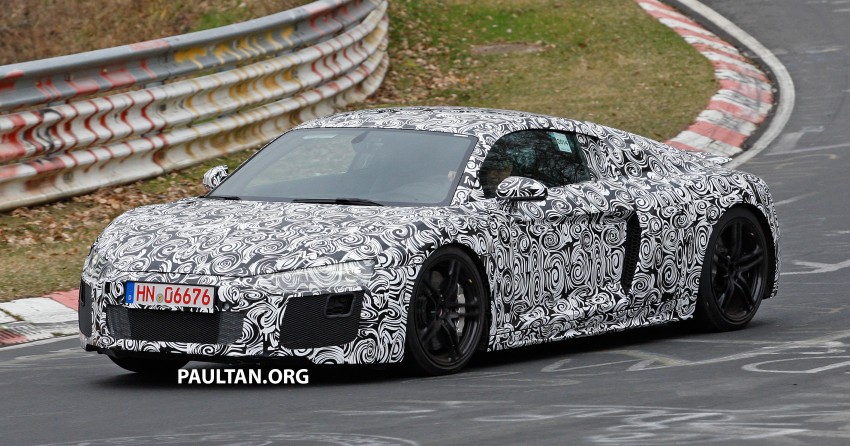 SPIED: 2015 Audi R8 lapping the ‘Ring for the first time 235867