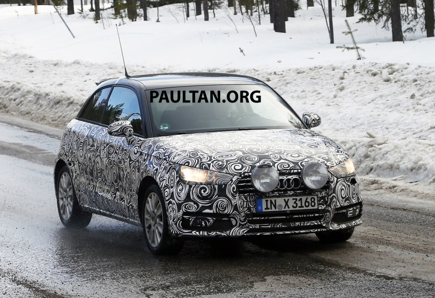 SPIED: Audi A1 facelift borrows new looks from S1 235529