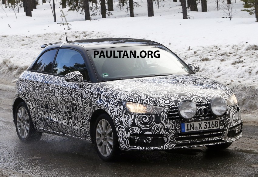SPIED: Audi A1 facelift borrows new looks from S1 235530