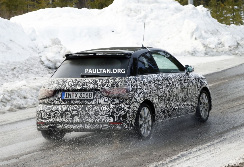 SPIED: Audi A1 facelift borrows new looks from S1 235535