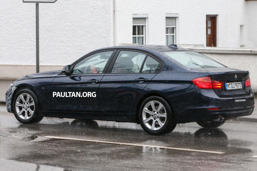 SPYSHOTS: F30 BMW 3 Series LCI spotted testing 238251