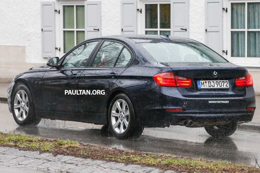 SPYSHOTS: F30 BMW 3 Series LCI spotted testing 238253