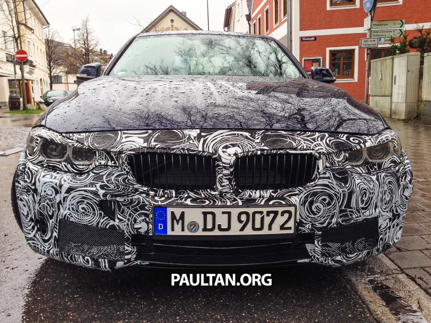 SPYSHOTS: F30 BMW 3 Series LCI spotted testing 238243