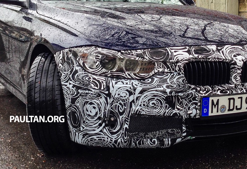 SPYSHOTS: F30 BMW 3 Series LCI spotted testing 238252