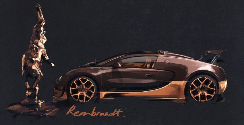 Bugatti Veyron Rembrandt Bugatti, the fourth special 234918