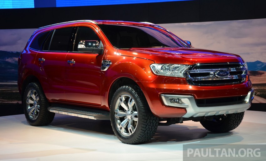 Ford Everest Concept unveiled at Bangkok Motor Show – production SUV will be built in Thailand 237044