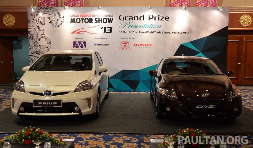 Honda, Toyota hand over keys to KLIMS13 winners 234445