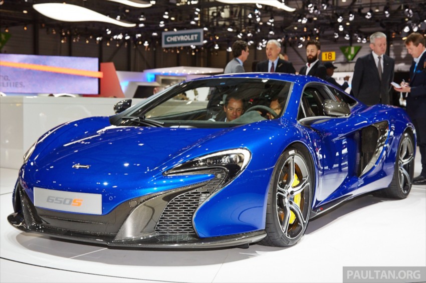 McLaren 650S Coupe and Spider presented at Geneva 234871