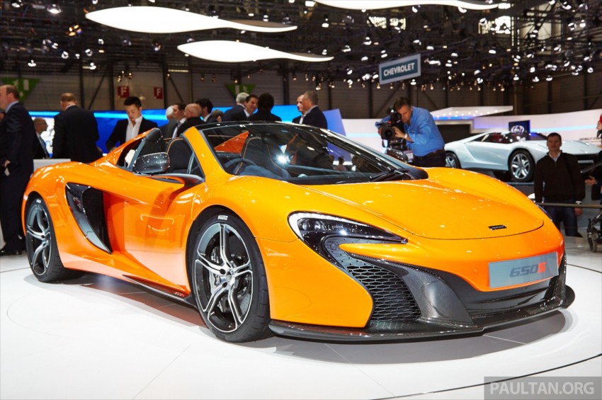 McLaren 650S Coupe and Spider presented at Geneva 234874