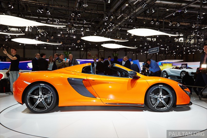 McLaren 650S Coupe and Spider presented at Geneva 234876