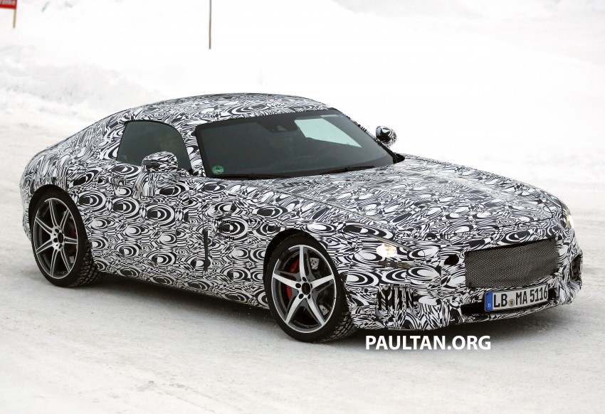 SPY VIDEO: Mercedes-Benz AMG GT prowling in snow 235719