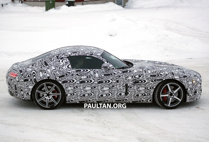SPY VIDEO: Mercedes-Benz AMG GT prowling in snow 235720