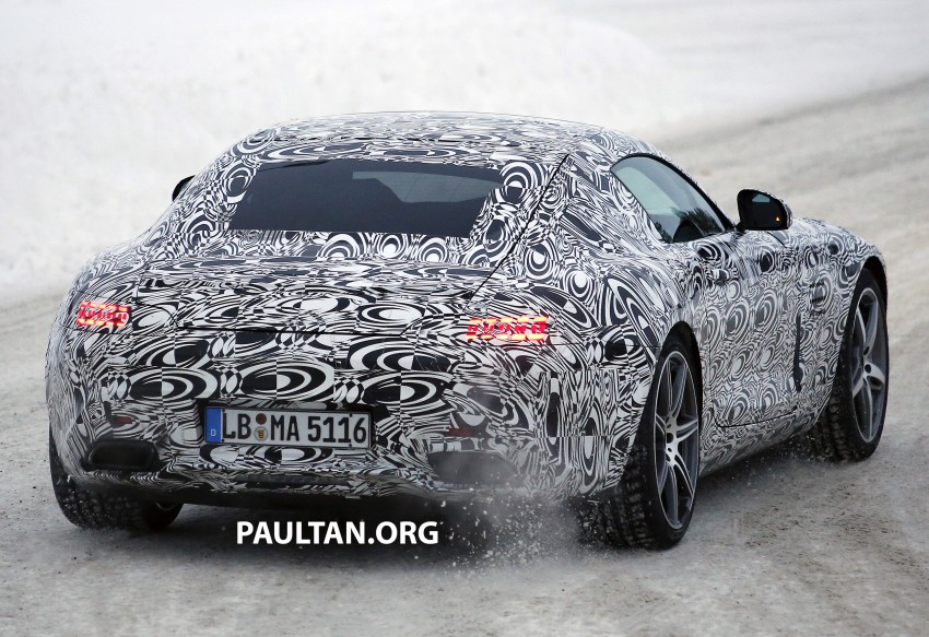 SPY VIDEO: Mercedes-Benz AMG GT prowling in snow 235723
